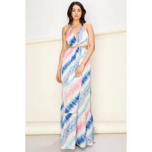 Cutout maxi dress